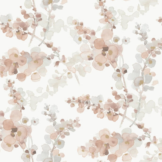 Blossom Fling Clay Wallpaper