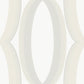 Progression Ogee White Wallpaper