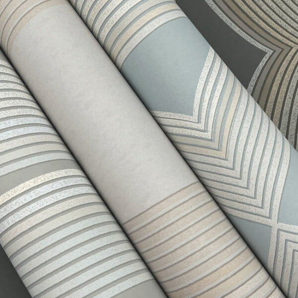 Progression Ogee Light Neutral Wallpaper