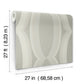 Progression Ogee Light Neutral Wallpaper