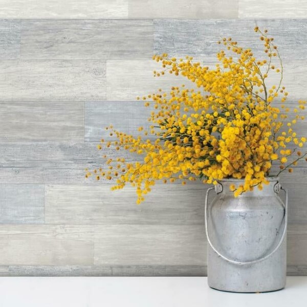 Pallet Board Blue Wallpaper