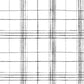 Farmhouse Plaid Black & White Wallpaper
