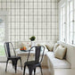 Farmhouse Plaid Black & White Wallpaper