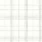 Farmhouse Plaid Linen & White Wallpaper