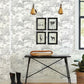 Pasture Toile Black & White Wallpaper