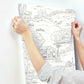 Pasture Toile Black & White Wallpaper