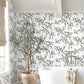 Creeping Fig Vine Black & White Wallpaper