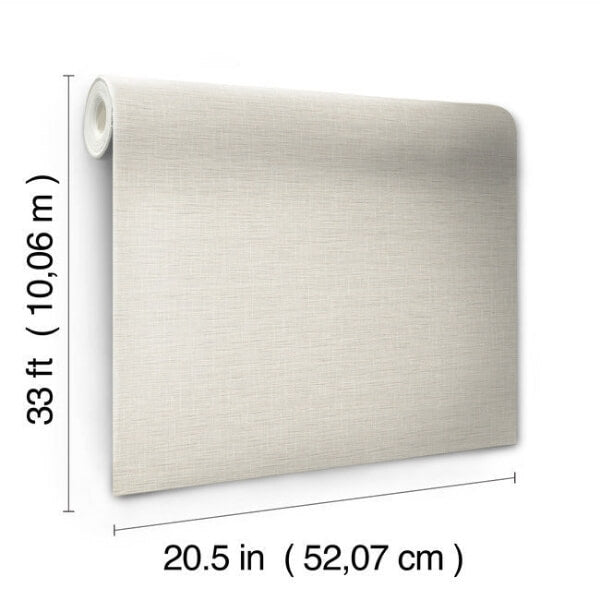Silk Linen Weave Caramel Wallpaper