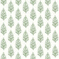 Paisley on Calico Green Wallpaper