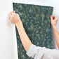 Gilded Plume Teal Wallpaper