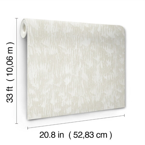 Gilded Plume Light Cream Wallpaper