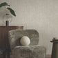 Gilded Plume Warm Grey Wallpaper