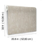 Gilded Plume Warm Grey Wallpaper