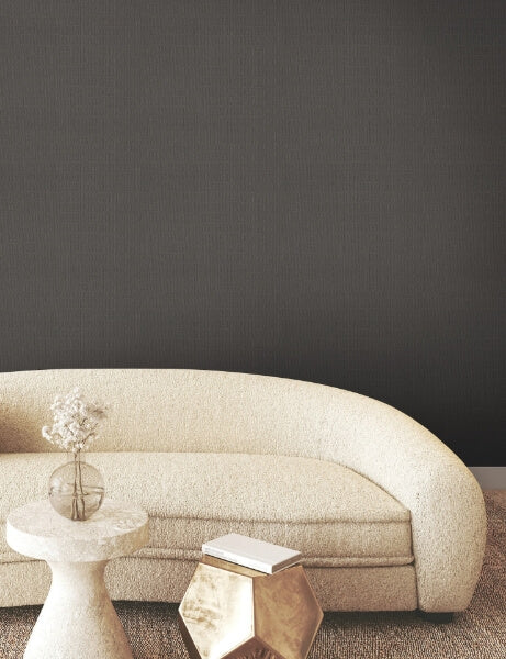 Tectonic Texture Black & Silver Wallpaper