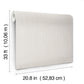 Tectonic Texture White & Silver Wallpaper