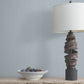 Tectonic Texture Blue & Silver Wallpaper