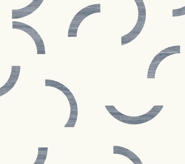 Lunula Navy Wallpaper