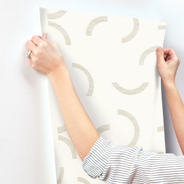 Lunula Ivory Wallpaper
