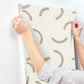 Lunula Taupe Wallpaper