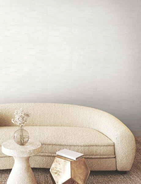 Higher Ground Geo Alabaster Wallpaper