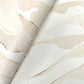 Leaf Column Taupe Wallpaper