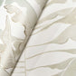 Leaf Column Green Wallpaper