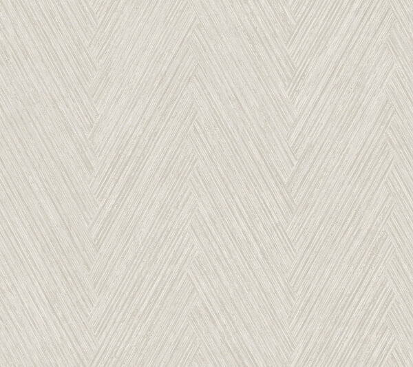 Thatched Chevron Light Neutral Wallpaper