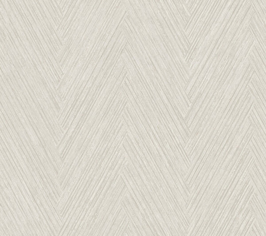 Thatched Chevron Light Neutral Wallpaper