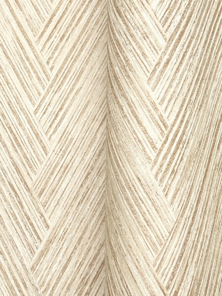 Thatched Chevron Terracotta Wallpaper