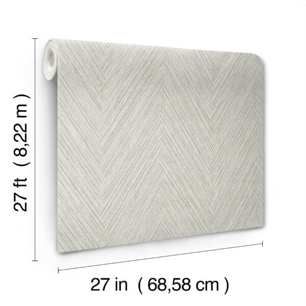 Thatched Chevron Dove Wallpaper