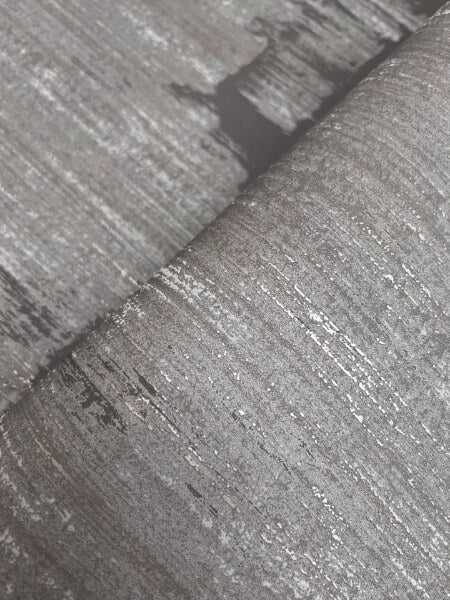 Rhythm & Rhyme Charcoal Wallpaper