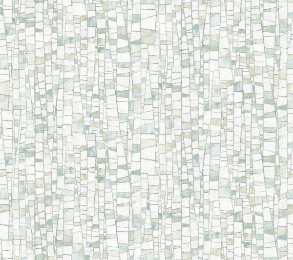 Kaleidoscopic Green Wallpaper