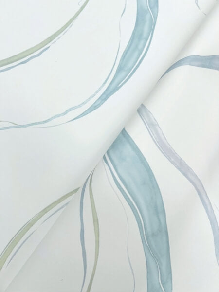 Ink Flow Seaglass Wallpaper