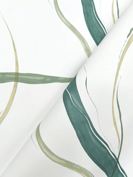 Ink Flow Green Wallpaper