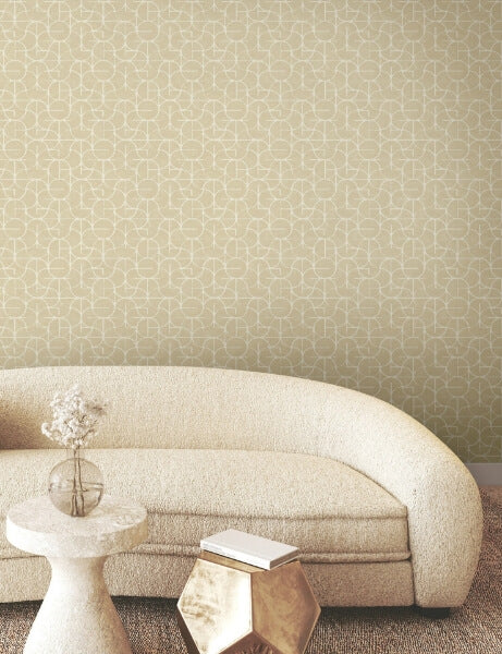 Looking Glass Straw Wallpaper