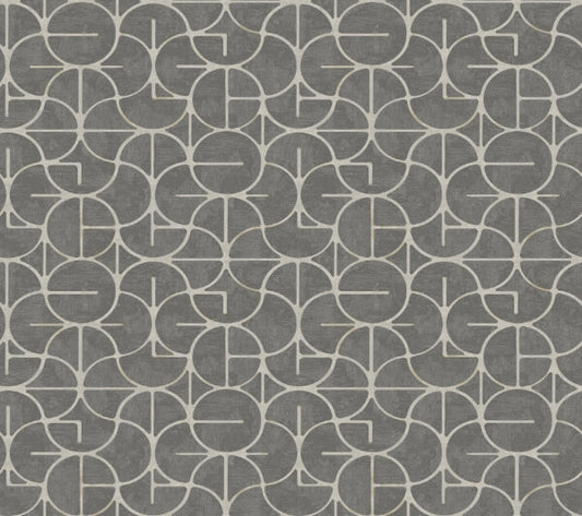 Looking Glass Charcoal Wallpaper