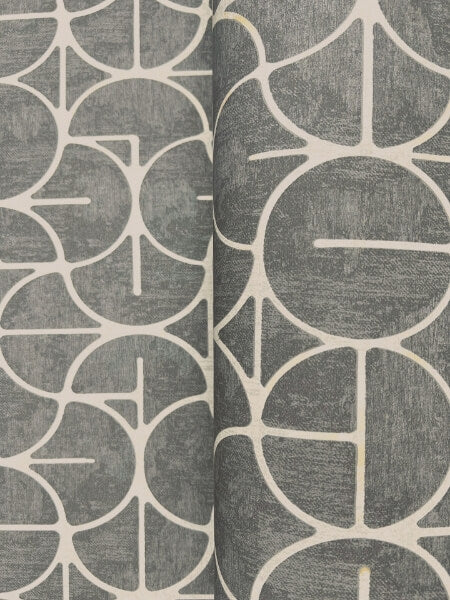 Looking Glass Charcoal Wallpaper