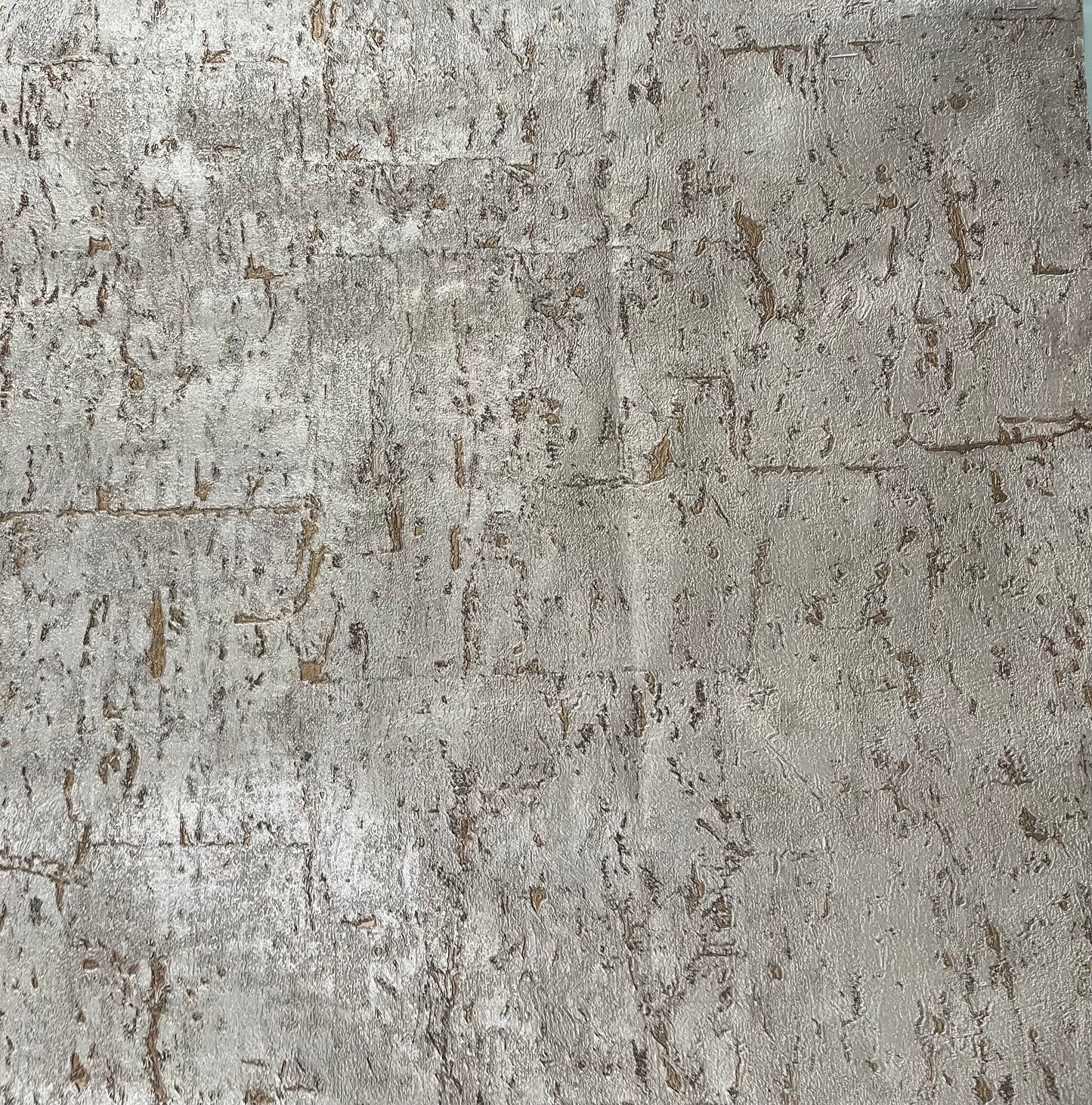 Gold Elegance - Faux cork Wallpaper