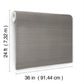 Abaca Weave Charcoal Wallpaper