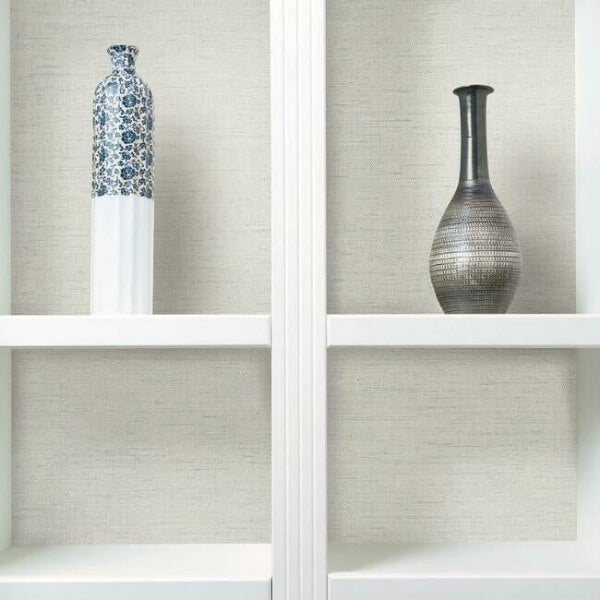 Essence White Metallic Wallpaper
