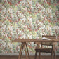 Swaying Palms Rouge & Mink Wallpaper
