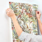 Swaying Palms Rouge & Mink Wallpaper