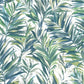 Swaying Palms Green & Blue Wallpaper