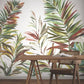 Swaying Palms Rouge & Mink Mural