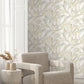 Achate Beige & Grey Wallpaper