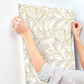 Achate Beige & Grey Wallpaper