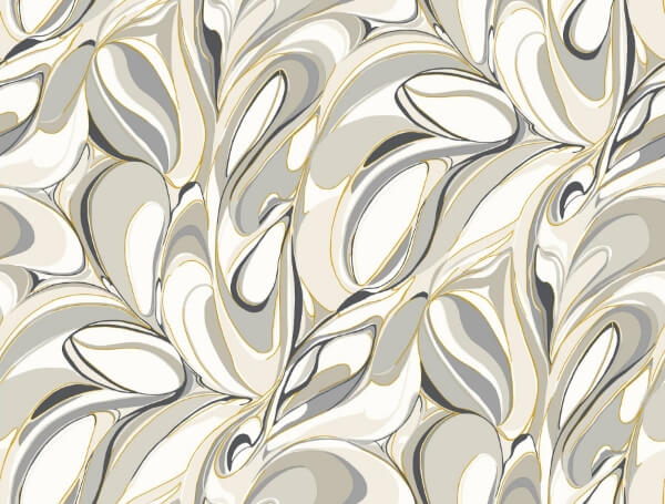 Achate Black & Grey Wallpaper
