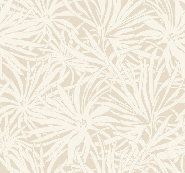 Floral Canopy Linen Wallpaper