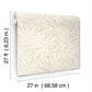 Floral Canopy Linen Wallpaper