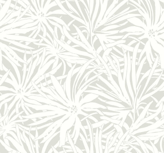 Floral Canopy Grey Wallpaper